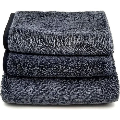 3 Pièces Chiffon Magique pour Douche, Chiffon en Extra Absorbant pour la Maison, Chiffon de Nettoyage Réutilisable en Microfibre sans Traces pour Verre Voiture Maison Cuisine Salle de Bain