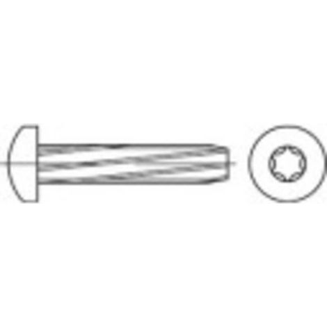 [GEBRAUCHT] B-Ware TOOLCRAFT Schneidschrauben Gewindeschrauben M6 25 mm Stahl verzinkt 500 Stück (1/2)