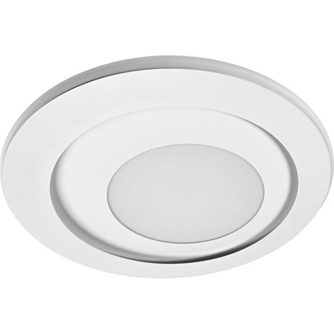 OSRAM Plafonnier LED ORBIS SPIRAL RD CL 400mm, blanc, 27W, 3000lm, couleur de lumière blanc chaud, distribution efficace de la lumière indirecte et directe, longue durée de vie, rond, IP20, 3000K. (1/4)