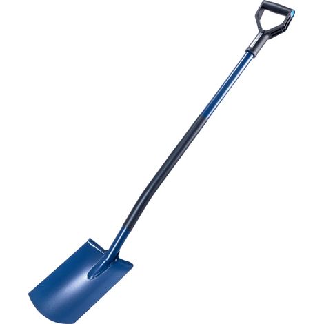 Pala de jardín, de metal, de 125 cm de largo, diseño ergonómico, eficaz para suelos congelados, ideal para desherbar. (1/5)