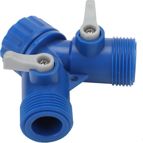Raccord de distribution en Y à 2 voies pour tuyau d'arrosage ABS G3/4" (1 pièce) (1/5)
