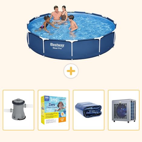 Bestway Bestway Steel Pro Ronde - 366x76 cm - 5-pièces S331 (1/5)