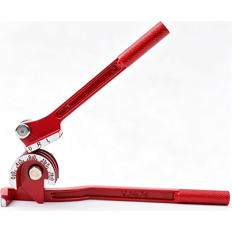 Curvatubi 3 in 1 (180 gradi, adatto per tubi di diametro 6 mm, 8 mm e 10 mm) – Curvatubi manuale rosso (1/5)