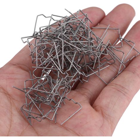 Machine à souder les pare-chocs en plastique, pistolet de soudage, fil de soudage, machine de réparation plastique, clous, clous de réparation, 100 pièces (type S 0,6 mm) (1/5)