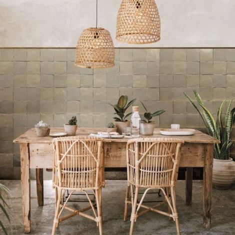 Carrelage Effet Zellige MANARA CLAY 10x10 cm (0,44m2)Temara Taupe - Les Carreaux de Jean (1/3)