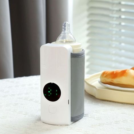 Calientabiberones portátil - Batería de 3,7 V y 1800 mAh - Control preciso de la temperatura (1/5)