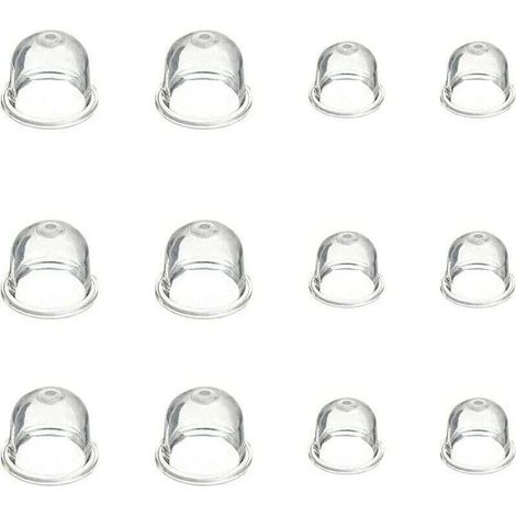 12 Pièces Pompe Amorce Carburateur Ampoules 19 mm et 22 mm pour Débroussailleuse Tronçonneuse Tondeuse Souffleur (1/4)