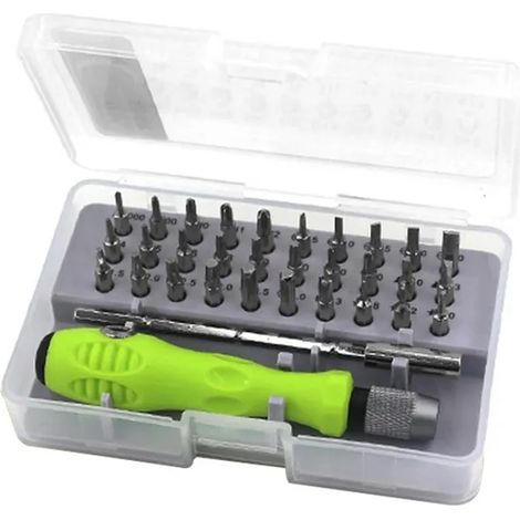 Mini kit de réparation 32 en 1 – Tournevis de précision magnétiques – Outils pour téléphone, iPad et appareil photo (1/5)
