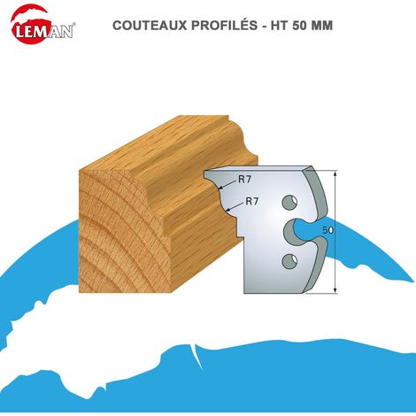 JEU DE 2 CONTRE-FERS PROFILES HT.50MM N°274