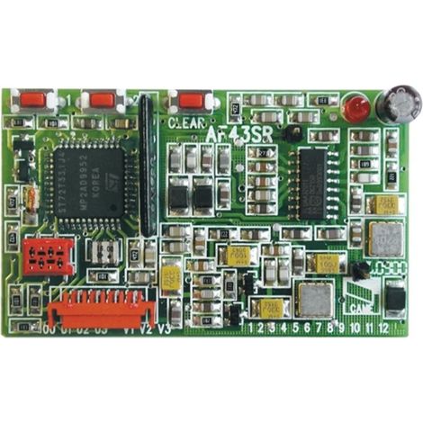 Carte radio fréquence embrochable en 433.92MHz rolling code CAME (1/3)