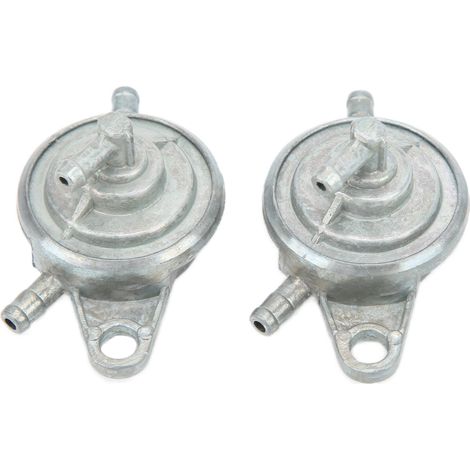 2pcs Robinet d'essence avec pompe à dépression pour GY6 150cc 200cc 250cc Quad Scooter Kart (1/5)