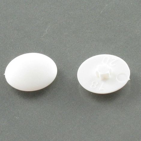 Cache vis Tête fraisée TORX TORX T15 Diamètre de tête: 12 Polyéthylène RAL9010 blanc pur