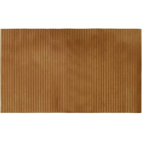 Tapis rectangulaire en bambou marron, 60 x 100 cm (1/5)