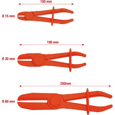 KS  TOOLS  Juego  de  alicates  para  pinzar  mangueras  3  pzs.  -  115.5050 (1/5)