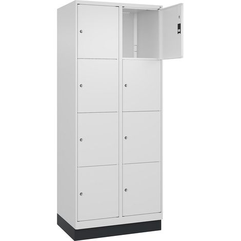 C+P, Vestiaire à 4 casiers Classic PLUS, 2 compartiments,