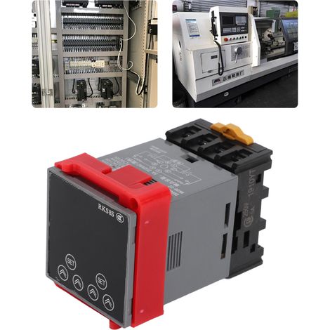 Relais temporisé multifonctionnel RKS8-2Z avec écran LCD et socle DC-12V (1/5)