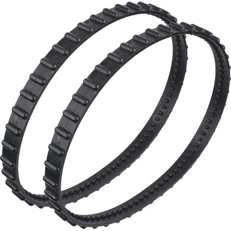 Lot de 2 Courroies d'entraînement RCX23002 pour Nettoyeur Hayward TigerShark et SharkVac, Noir (1/5)