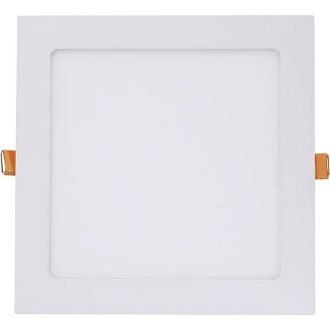 Empotrable techo GIA Square Recessed IP23 LED SMD 6W 420lm CRI80 3000K Blanco (1/2)