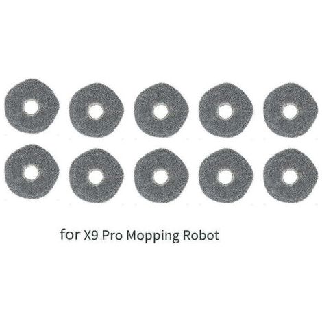 Accessoires pour aspirateur robot Eufy X9pro : chiffon de nettoyage lavable pour sols et serpillière.