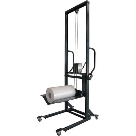 Impilatore manuale con piattaforma longitudinale per bobine - Sollevamento massimo 1750mm - 300195/300201
