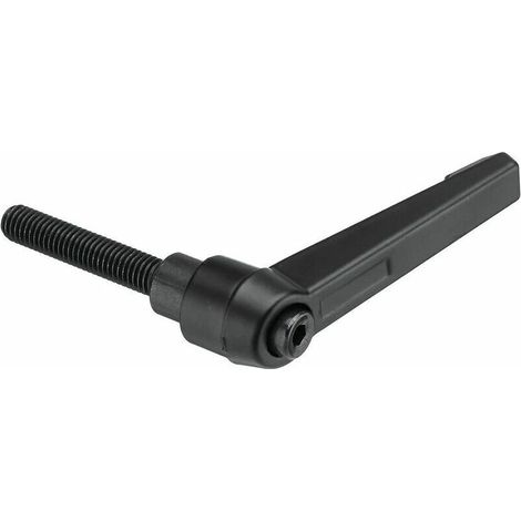 M8-Klemmhebel aus Zinklegierung, 20–60 mm Gewindelänge, Klemmgriff, verstellbarer Feststellschraubenknopf – 25 mm (1/3)