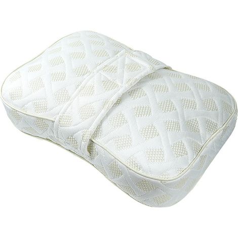 Coussin pour les genoux des personnes dormant sur le côté, avec sangle, pour la jambe et le genou, pour la récupération, la grossesse et le soutien lombaire (blanc)-AquaForge (1/5)