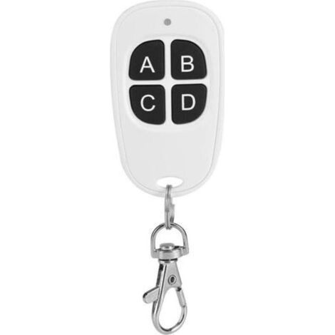 Muntra-Télécommande universelle pour porte de garage, émetteur sans fil à 4 canaux 433 MHz, compatible avec le code d'apprentissage 1527 (1/4)