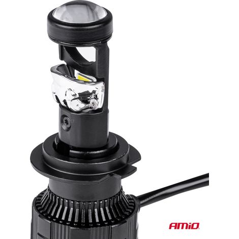 Ampoules LED pour voiture PL Lens série H7 6000K Canbus AMIO-03668 (1/5)