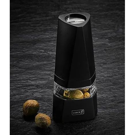 Lurch Tango Muskatnussmühle, Durchmesser 5 x 13,5 cm, Schwarz