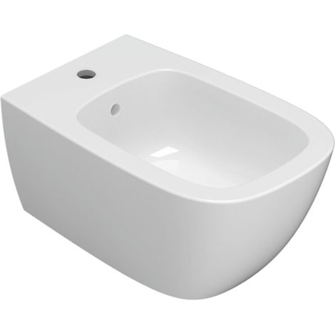 Bidet céramique mural 55x36 cm Globo Genesis GNS09BI  Blanc - Céramique
