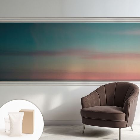 Papier peint avec colle pour décoration moderne de salon chambre à coucher cuisine et bureau Facile Mer calme 250x104 cm (1/5)