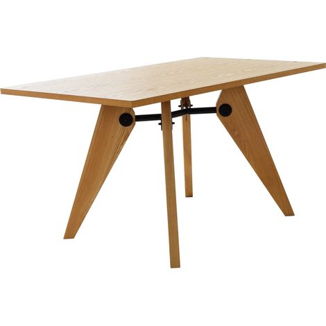 Esstisch Rechteckig Pärumm Vega 130x80x73 cm Natürliches Eschenholz