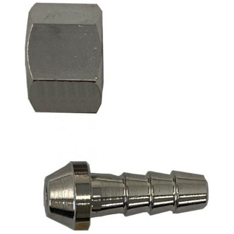 TUERCA 1/4 GAS + ESPIGA TUBO 6MM - SOLTER