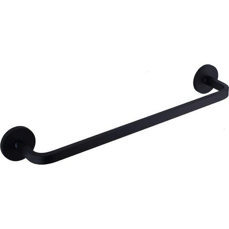 Barre magnétique porte-serviettes pour réfrigérateur - Porte-serviettes de cuisine (noir) (1/5)
