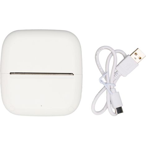 Mini imprimante thermique Bluetooth sans encre, étiquettes et reçus, portable pour iOS et Android (1/5)