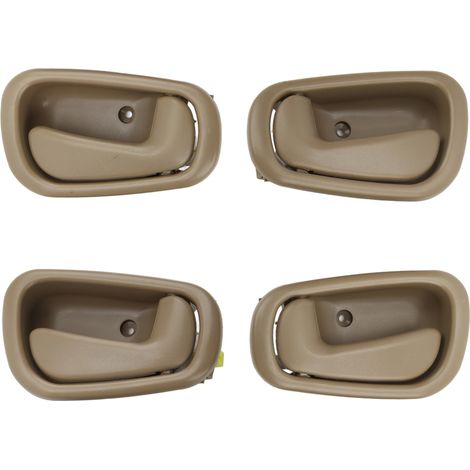 Poignée de Porte Intérieure de Voiture, 4 Pièces Poignée Intérieure de Porte de Voiture Accessoires de Voiture Poignée de Porte Intérieure 69206‑02050 Remplacement pour Corolla 1998‑2002. (1/5)