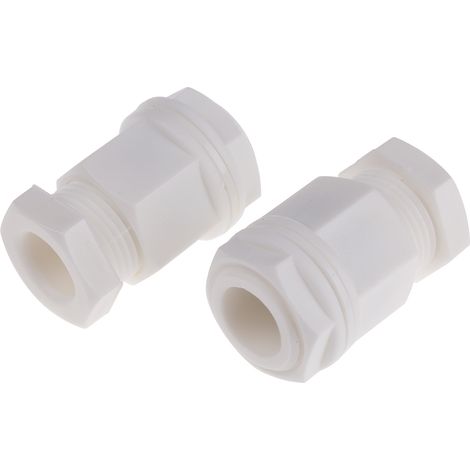 Presse-étoupe M20 en Plastique pour câble de 8mm à 13mm, avec contre-écrous, IP55 ( Prix pour Paquet de 5 )