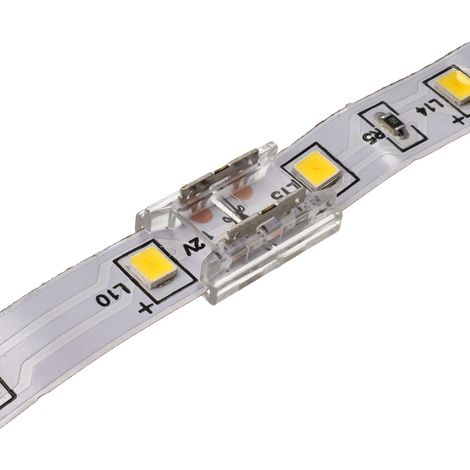 Jandei - Conector Tira-Tira para tira led de 8mm. COB/SMD. 12/24V. 5 unidades