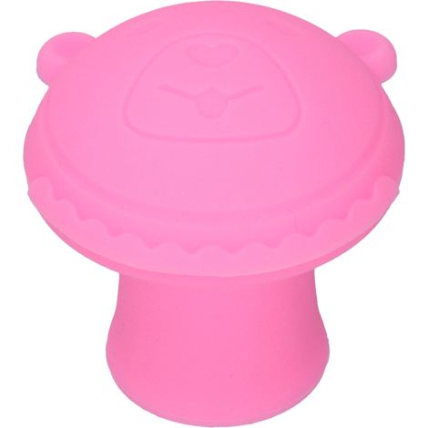 Boule d'exercice pour mâchoire et masséter - Outil de raffermissement facial ours rose (1/5)