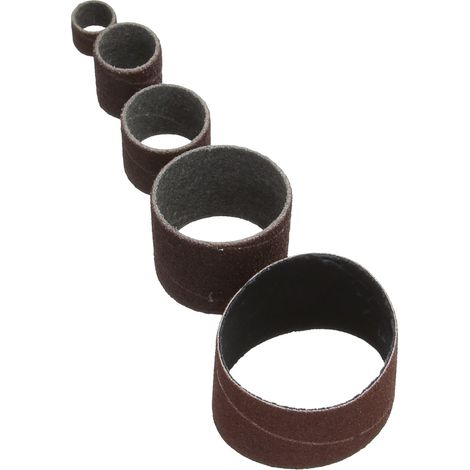 Silverline 675076 Sanding Sleeves 10-Piece 80 Grit