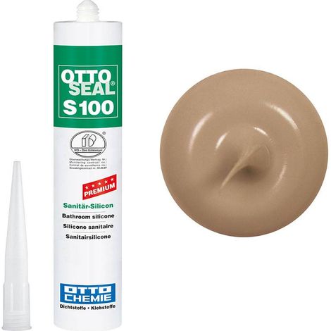 OTTOSEAL S100 Sanitär-Silicon 300 ml Bahamabeige C10