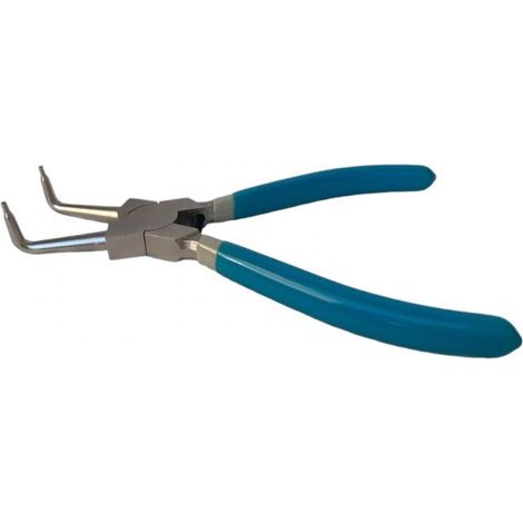 Pinza per anelli elastici seeger esterni 170mm a becco curvo piegato 90° 07226 (1/5)
