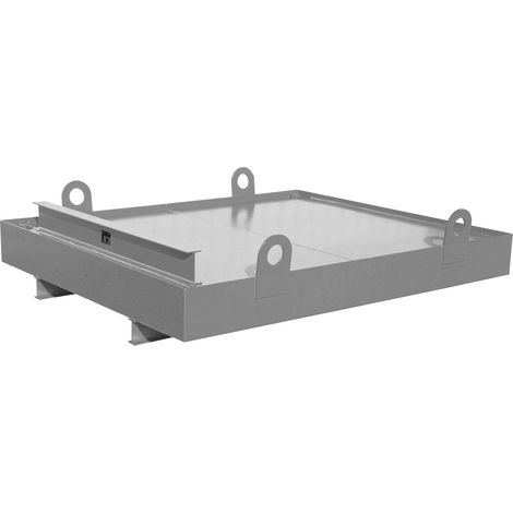 Bauer Containerwanne CW 1, 880l, Mausgrau