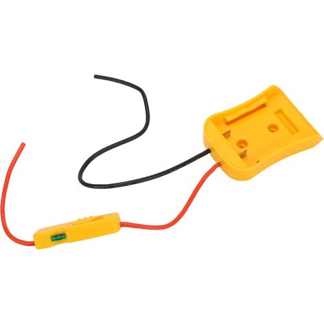 Adaptateur de batterie sécurisé 20 V avec fusible 30 A et câble de calibre 14 (1/5)