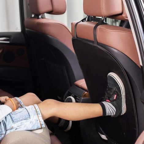 Protège siège auto - Protection dossier de siège avant - Housse anti-coups - Tapis de protection pour siège auto - Protection contre les salissures (1/3)