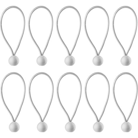 Almohadillas de goma elásticas, duraderas para uso repetido, versátiles para múltiples aplicaciones, compatibles con tiendas de campaña y lonas, altamente elásticas, diseñadas para una sujeción segura (1/5)