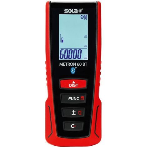 SOLA METRON 60 BT MEDIDOR LÁSER 60 METROS CON BLUETOOTH (1/5)