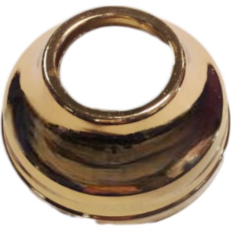 Rosace en laiton doré diamètre 26