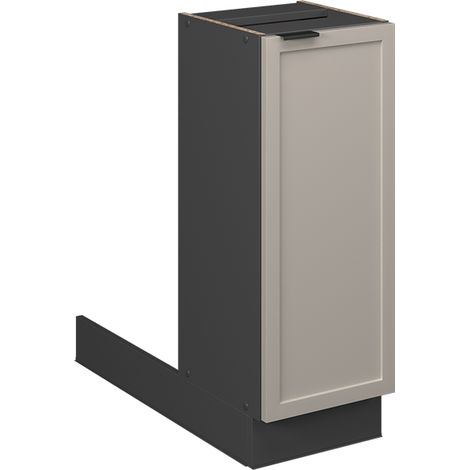Kücheninsel Fame-Line, GrauBeige, 30 cm ohne Arbeitsplatte, Vicco