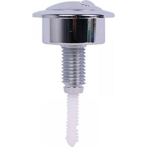 Bouton chasse d'eau argent, wc bouton poussoir, wc chasse d'eau poussoir double, pour chasse d'eau WC (1/5)